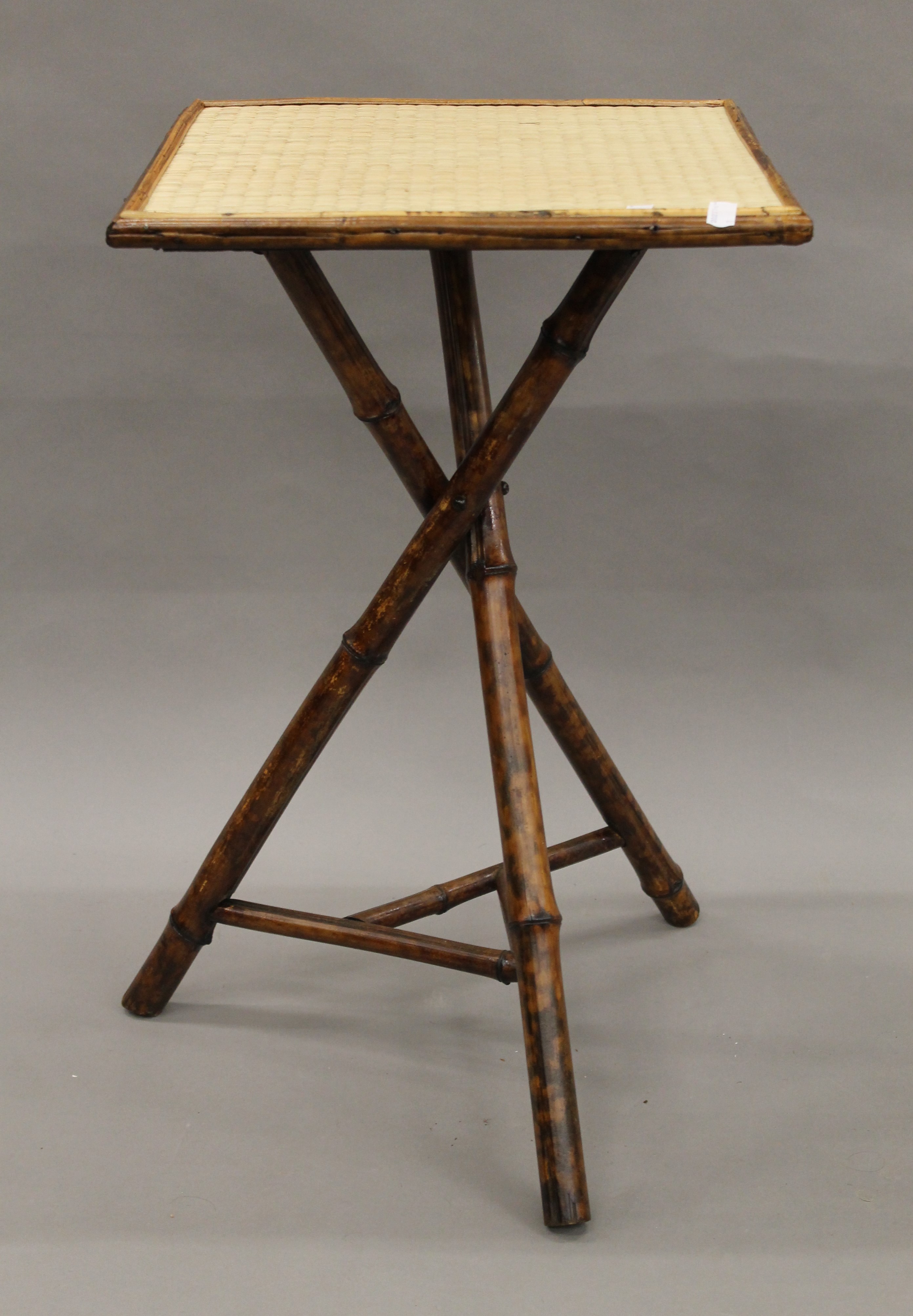 Two Victorian bamboo side tables. - Image 5 of 7