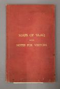 A quantity of maps of Iraq, with notes for visitors, 1929,