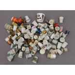A collection of thimbles