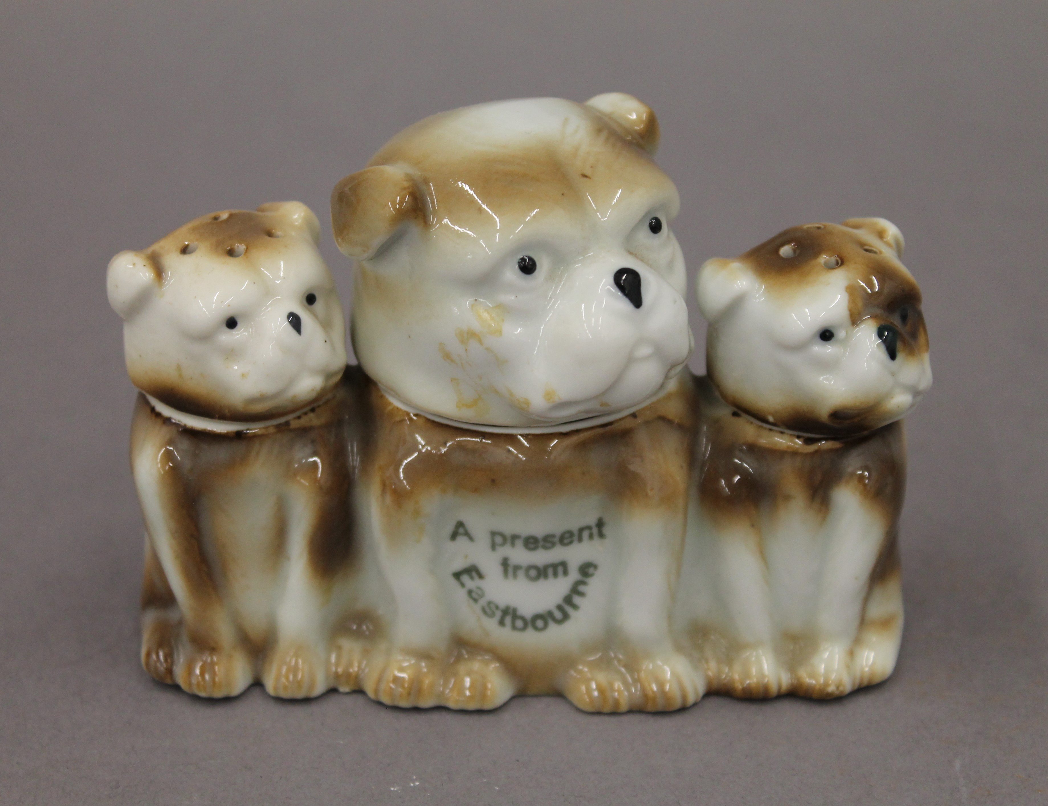 A quantity of various ceramics including: a bulldog cruet, - Image 5 of 8