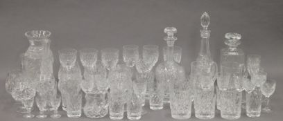 A large quantity of glassware