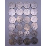 A large collection of British Commemorative coins.