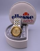 A boxed Ellesse wristwatch.