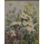 THELMA LONG, Still Life of Flowers, oil on board, framed. 39 x 50 cm.