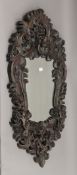 A gilt framed mirror and two others. 120 x 90 cm.