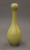 A small Chinese porcelain onion neck vase. 16.5 cm high.