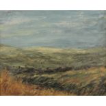 PETER GLADMAN, The Dales, oil on board, framed. 29 x 24 cm.