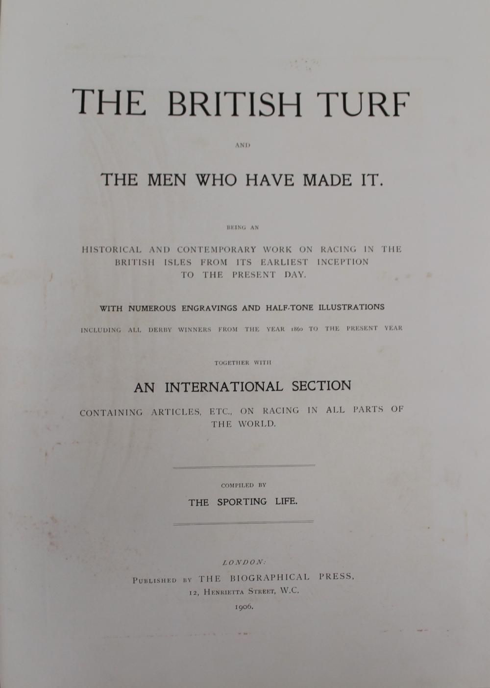 The British Turf - and the Men who Have Made It, - Image 6 of 10