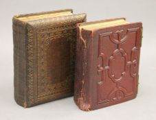 Two Victorian photograph albums depicting various sitters,