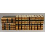Fifteen volumes of Penny Cyclopedia, 1838, bindings.