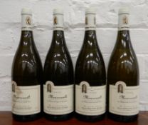 Four bottles of 1999 Jean-Philippe Fichet Meursault