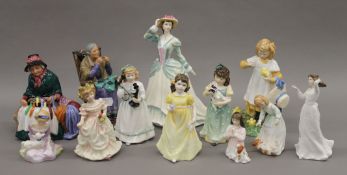 A quantity of Royal Doulton figurines.