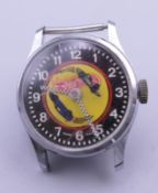 A vintage Hot Wheels wristwatch. 3 cm wide.