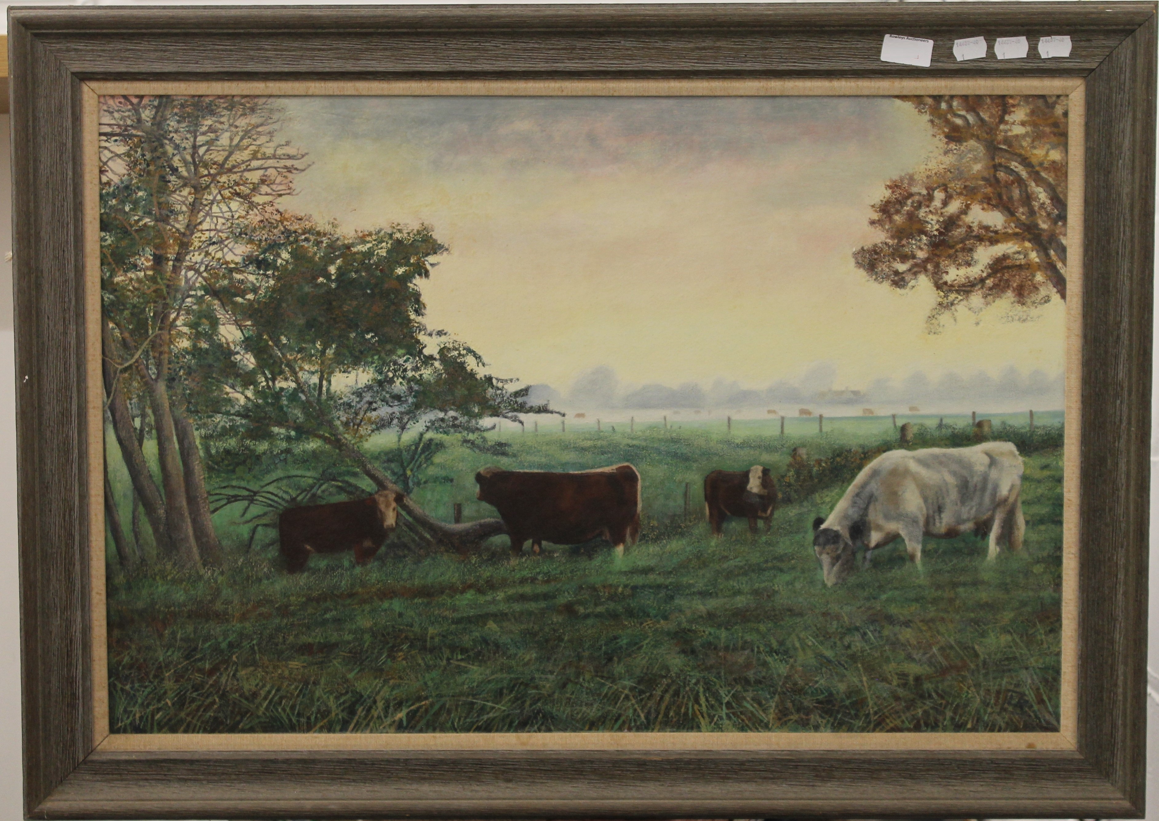 LINDA RAMSAY (20th/21st Century) British (AR), Meadows in Brampton, oil on canvas, - Image 2 of 4