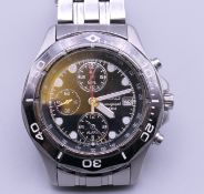 A gentleman's Seiko Chronograph watch,