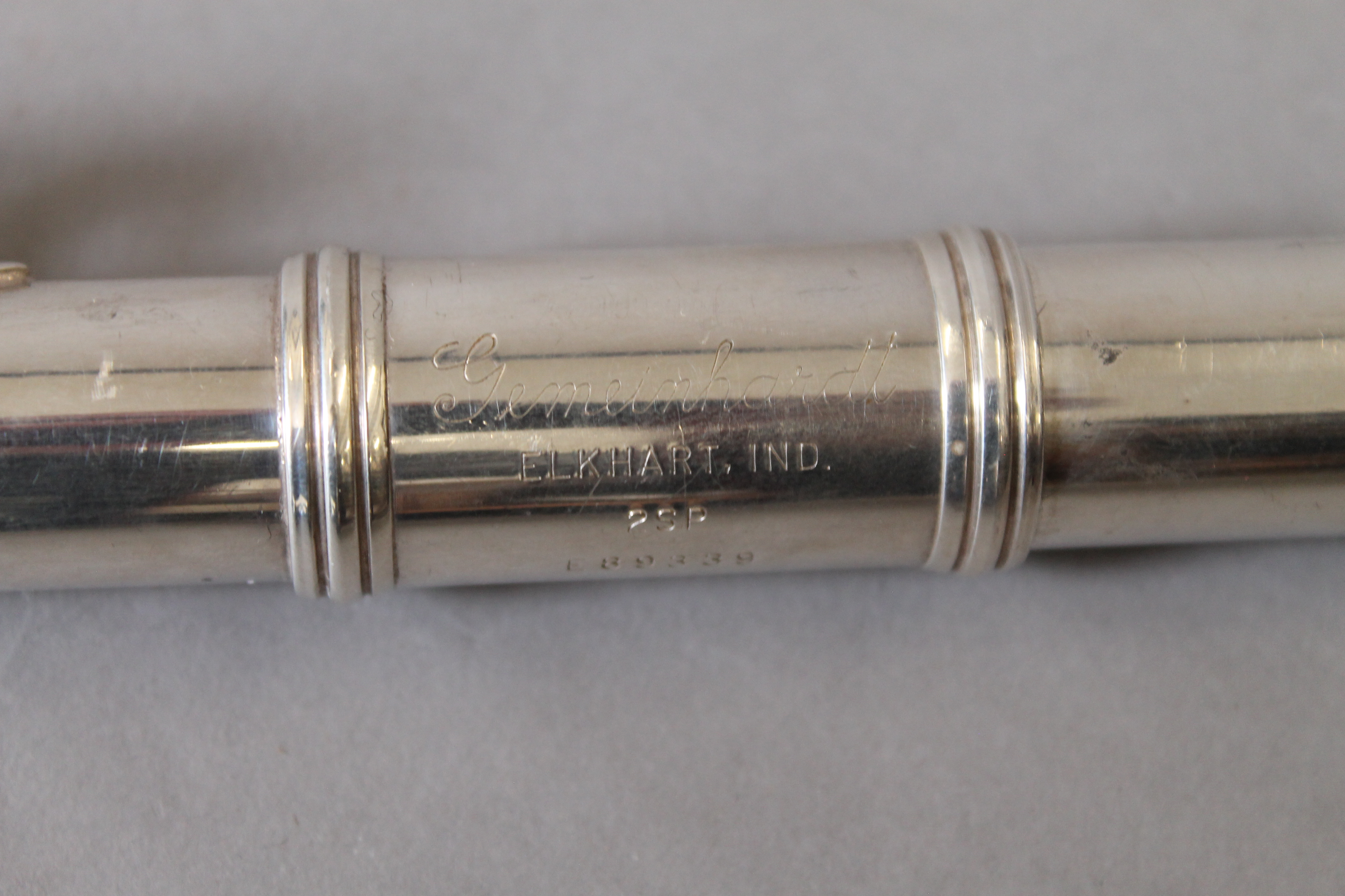 A Gemeinhadt USA silver plated flute, cased. - Image 3 of 5