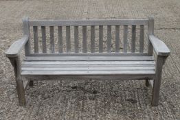 A garden bench