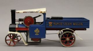 A Mamod steam wagon. 40 cm long.