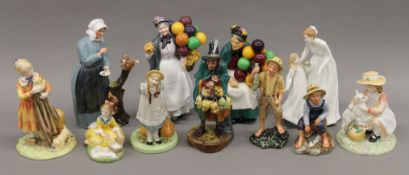 A quantity of Royal Doulton figurines