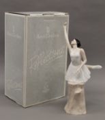 A boxed Royal Doulton Reflections figurine, Ballerina.