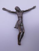 A 19th century bronze model of Christ. 13.5 cm high.