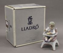 A boxed Lladro figure, Rubber Ducky.