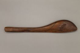 An Aboriginal club. 60 cm long.