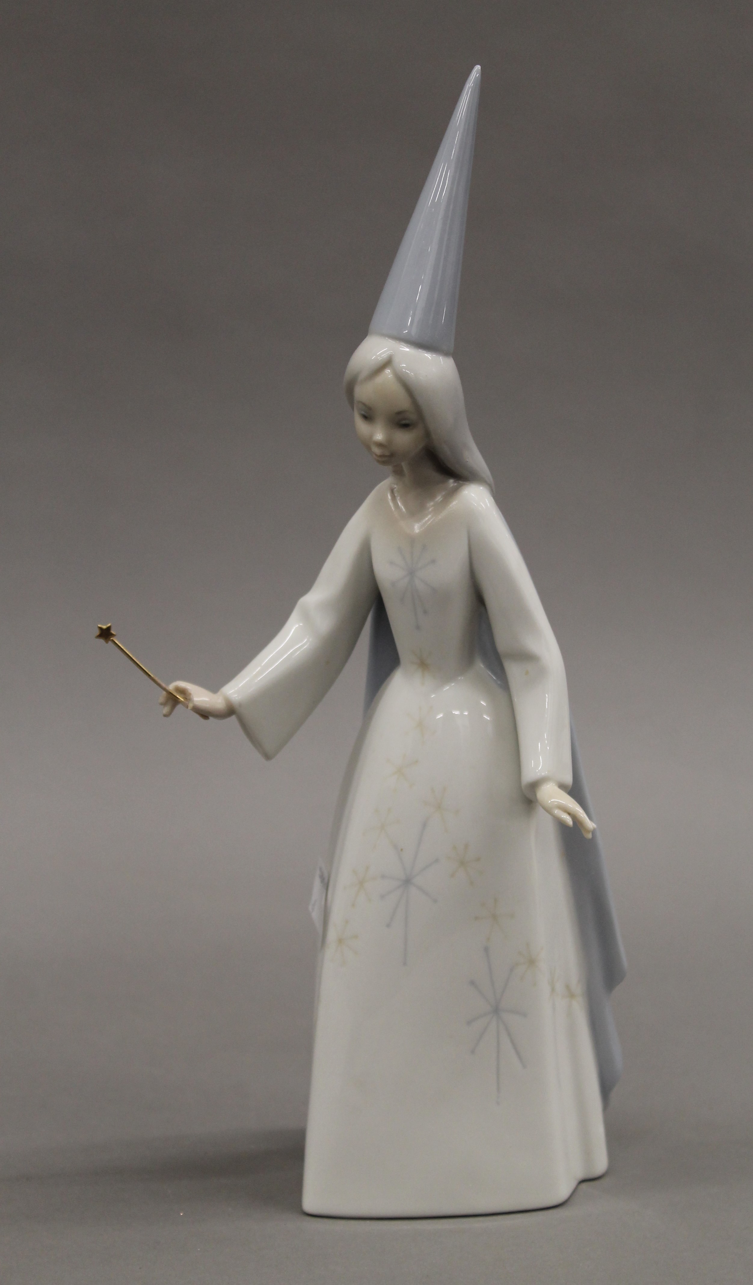 Two Lladro figures: Cinderella and The Fairy Godmother. - Image 3 of 4