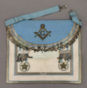 A Masons ceremonial equipment in original case