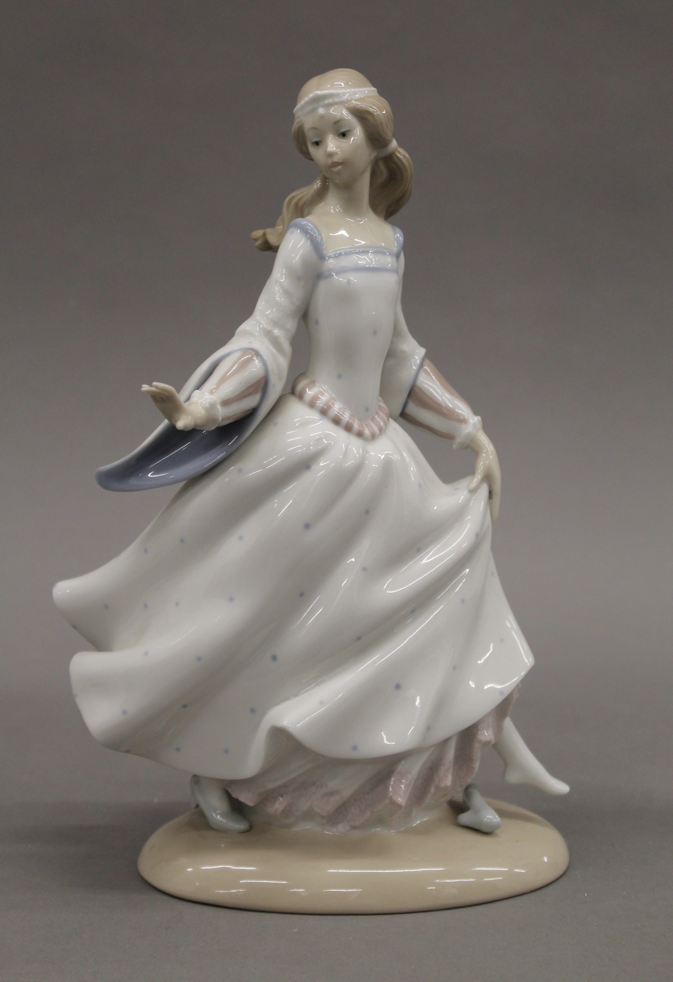 Two Lladro figures: Cinderella and The Fairy Godmother. - Image 2 of 4