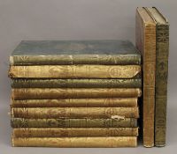 Eleven Victorian volumes of The Illustrated London News, comprising: Vol. 2 Jan-June 1843, Vol.