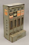 A vintage Aspro vending machine. 36 cm high.