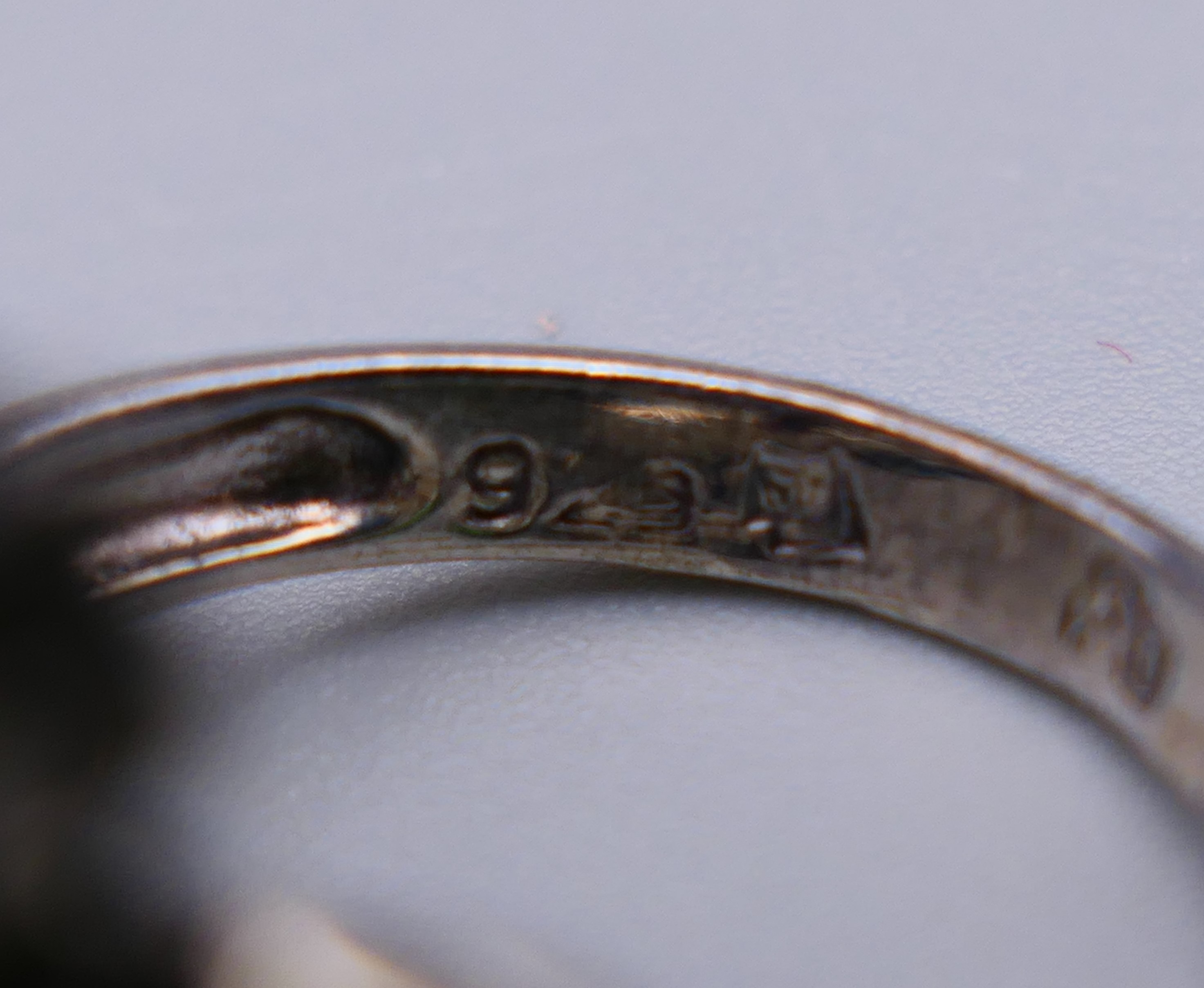 A silver claddagh ring. Ring size I. - Image 3 of 3
