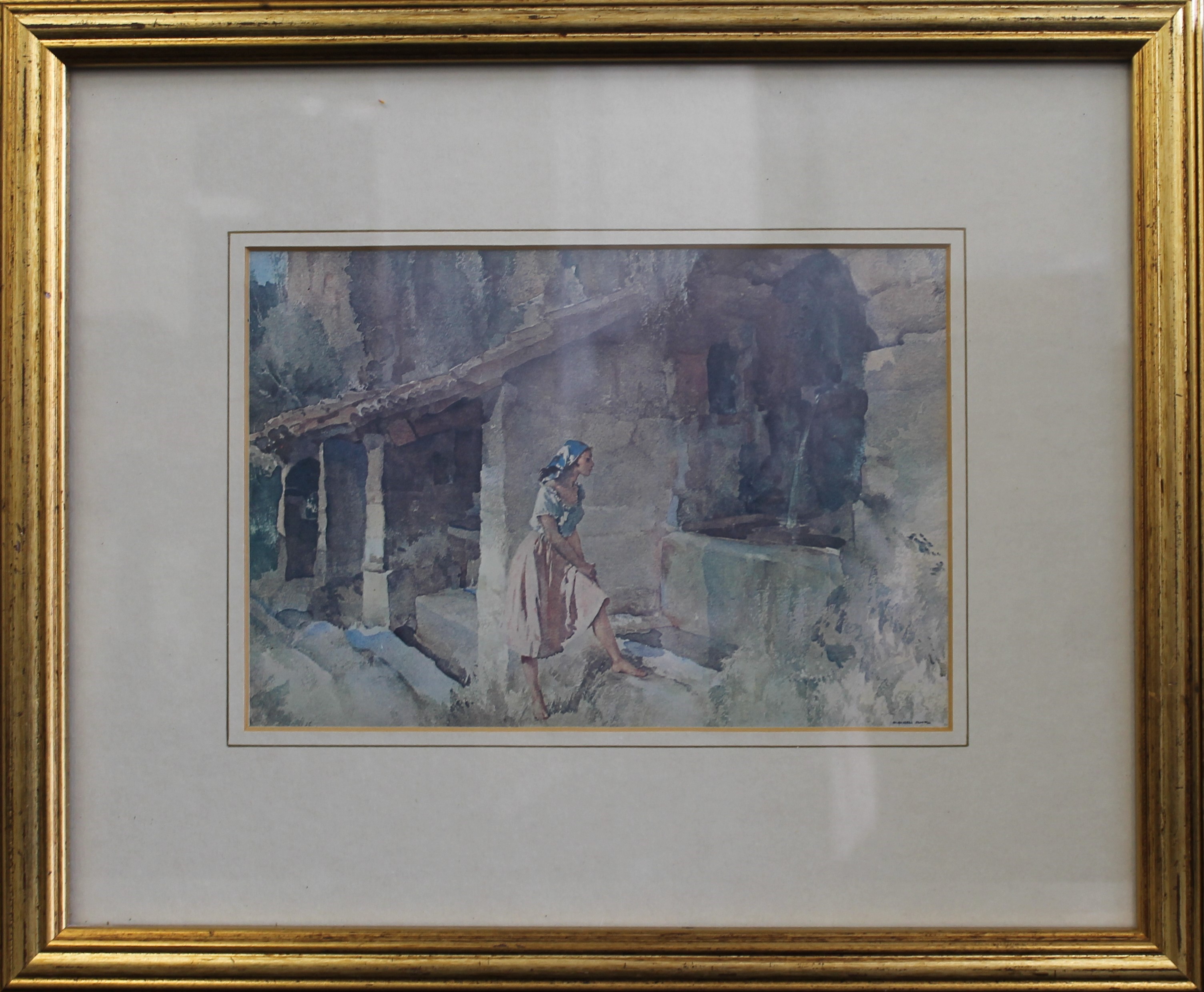 WILLIAM RUSSELL FLINT (1880-1969) Scottish, four prints, each framed and glazed. - Image 4 of 4