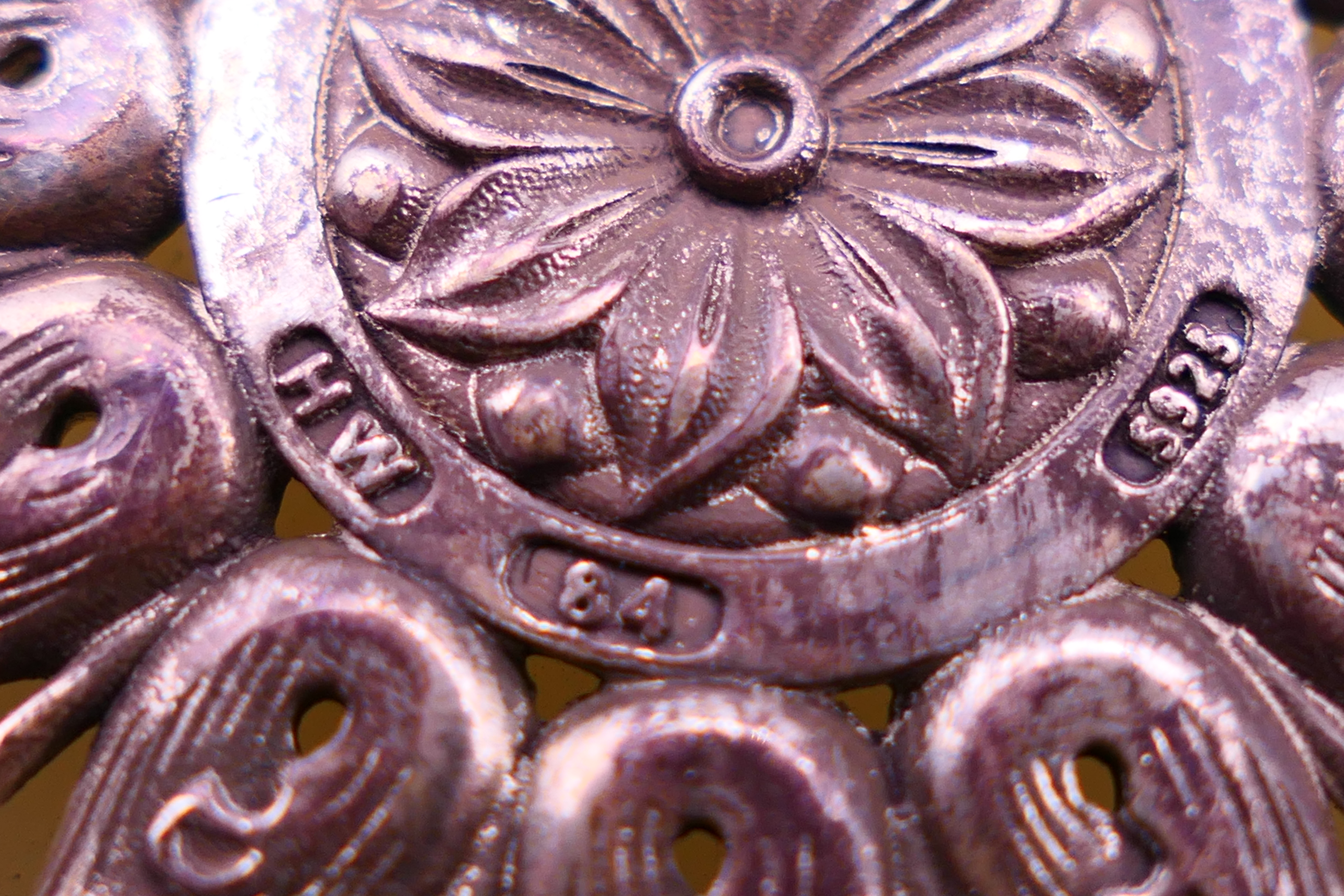 A jade box with silver mounts bearing Russian marks. 5.25 cm diameter. - Image 6 of 6