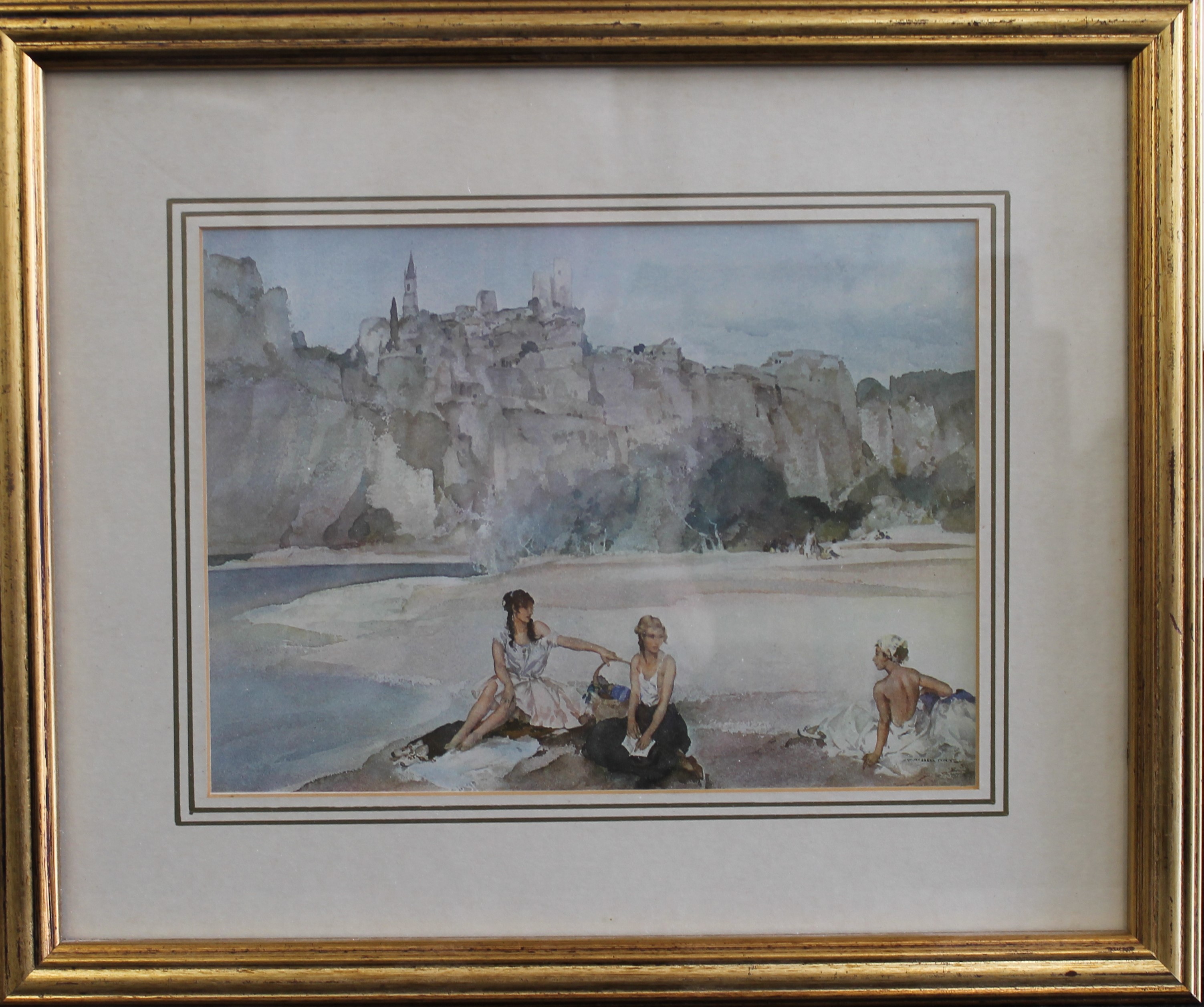 WILLIAM RUSSELL FLINT (1880-1969) Scottish, four prints, each framed and glazed. - Image 2 of 4