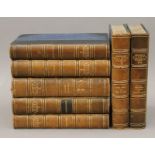 Novels of George Eliot, 1889, bound in half leather.