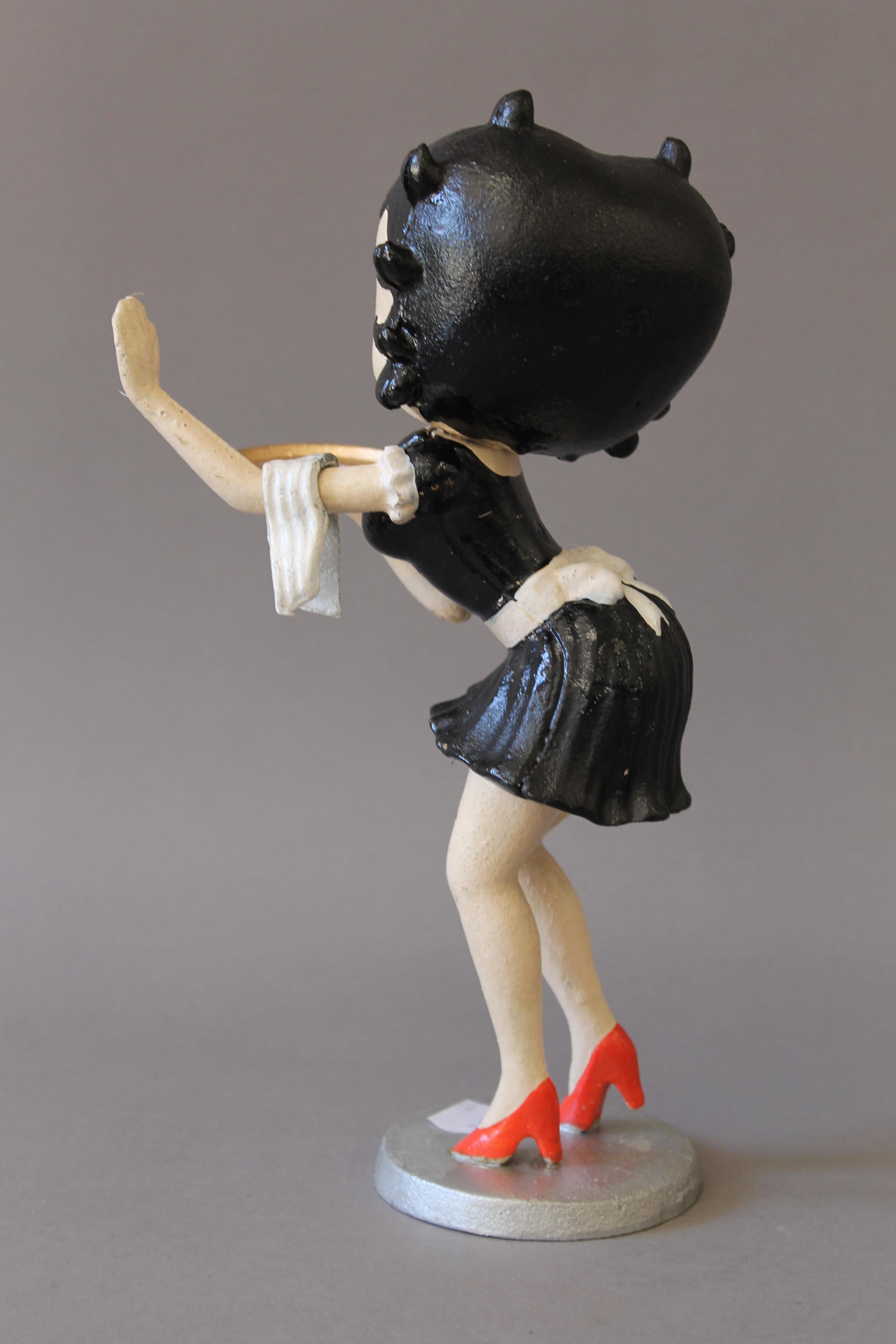 A cast iron Betty Boo figure. 30 cm high. - Image 3 of 3