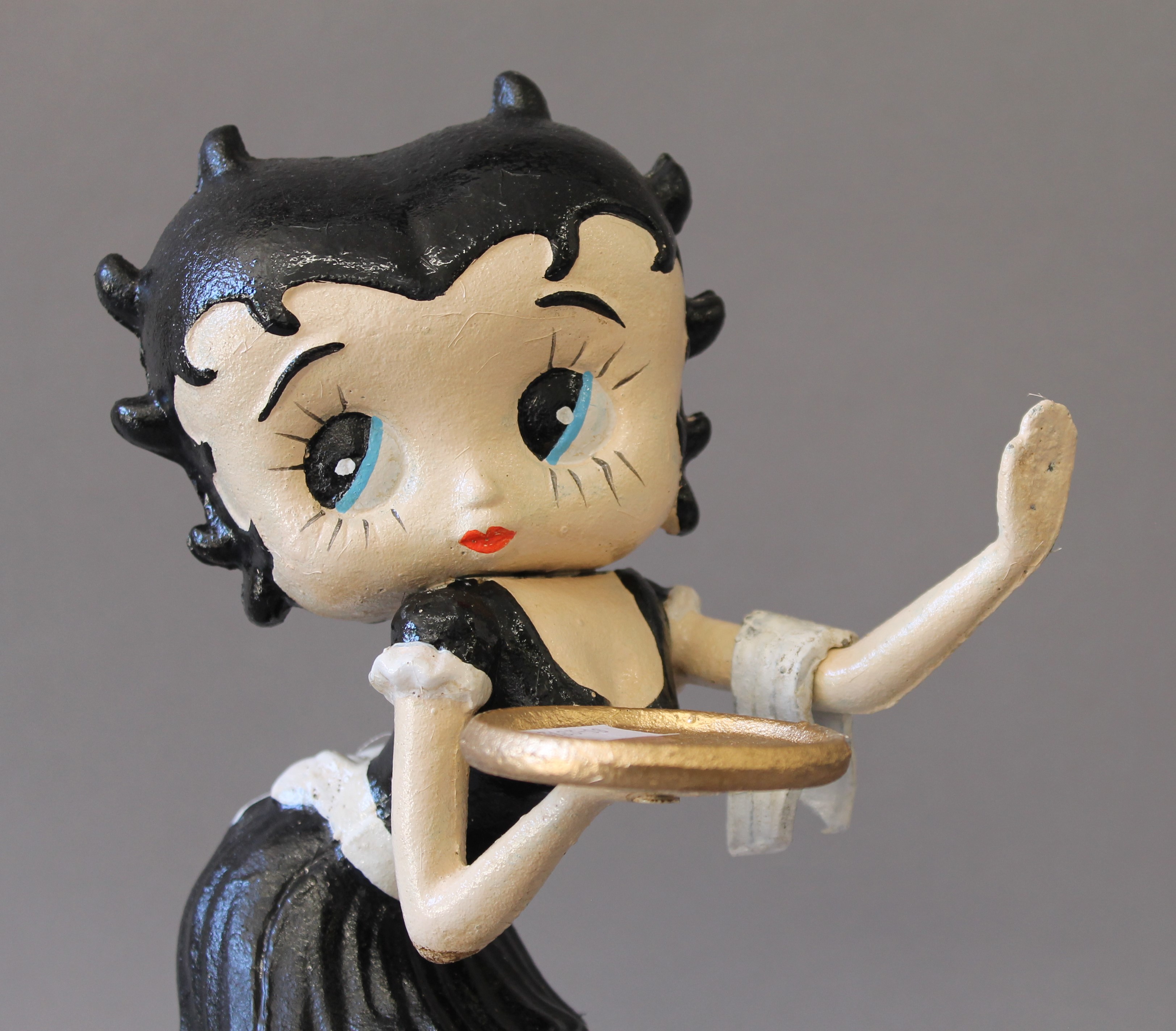 A cast iron Betty Boo figure. 30 cm high. - Image 2 of 3