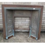 A brass fireplace (A Knox)