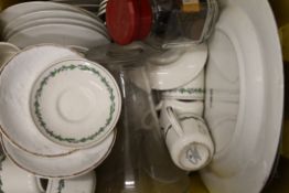 A large quantity of miscellaneous ceramics and glassware.