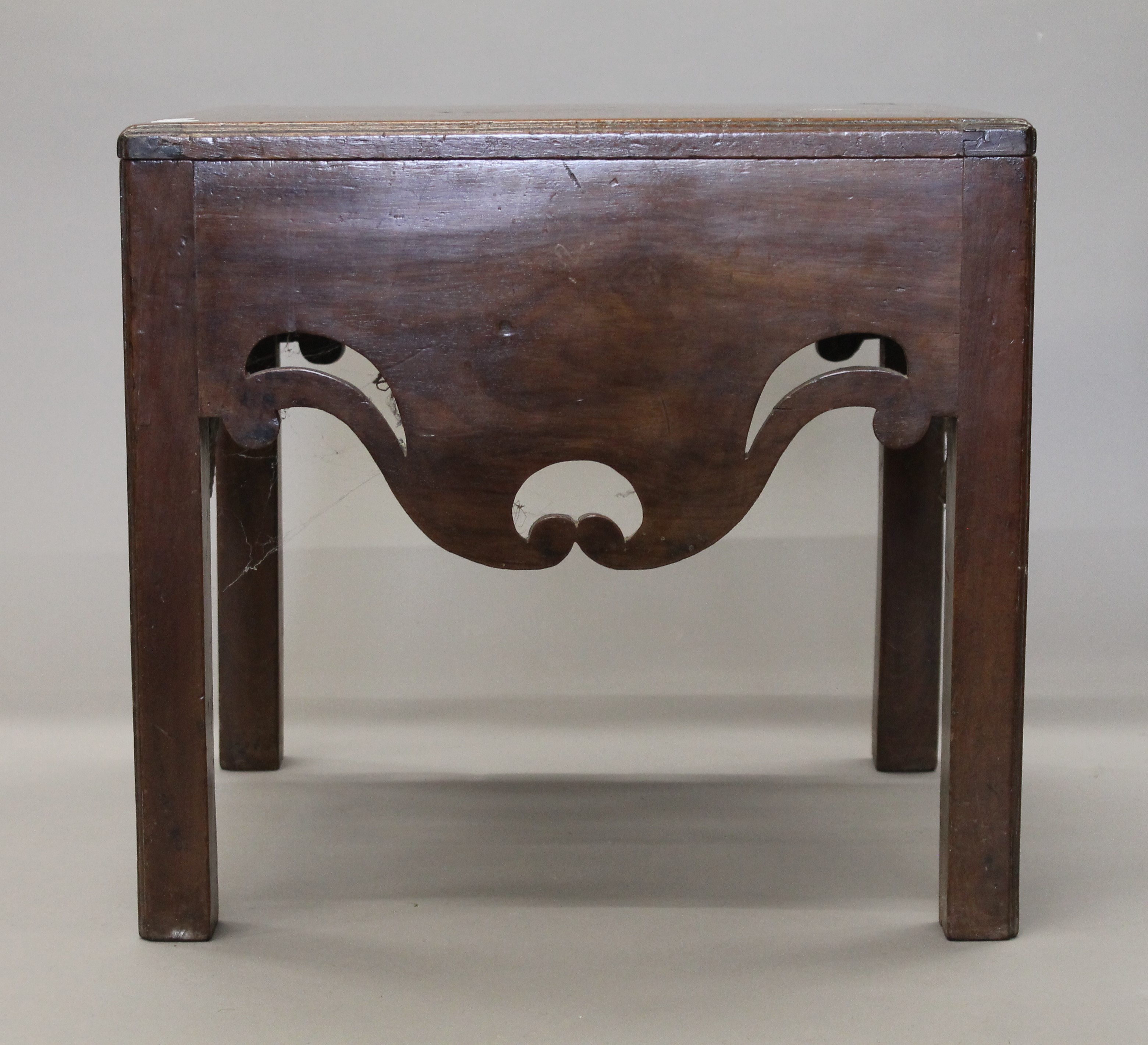A 19th century mahogany commode (converted). - Image 2 of 6