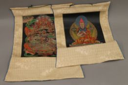 Two thangkas.