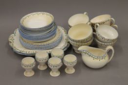 A vintage porcelain tea set