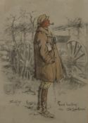 CHARLES ''SNAFFLES'' JOHNSON PAYNE (1884-1967) English, Good Hunting! Old Sportsman, print,