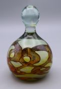 A Mdina glass paperweight. 10 cm high.