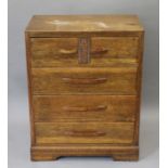 An early/mid-20th century chest of drawers. 75 cm wide.