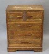 An early/mid-20th century chest of drawers. 75 cm wide.
