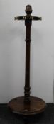 A vintage snooker cue stand. 120 cm high.