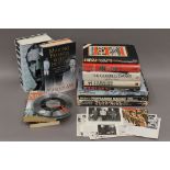 A quantity of books pertaining to Adolf Hitler, photographs, etc.